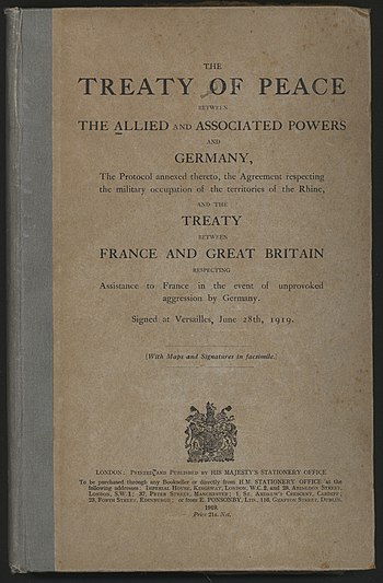 Фото: Версальский договор
